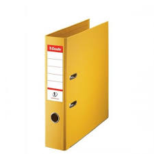 Esselte Lever Arch Polypropylene A4 70mm File (Yellow)