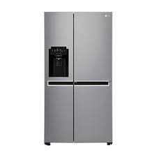 LG 600L Platinum Silver Side by Side Refrigerator: GC-J247SLUV