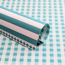 Lady Pattern Paper Basic Essentials Gingham - Intense Teal (10 Sheets)