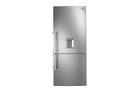 LG 440L Shiny Steel Bottom Fridge Freezer with Hygiene Fresh: GC-F559BLDZ
