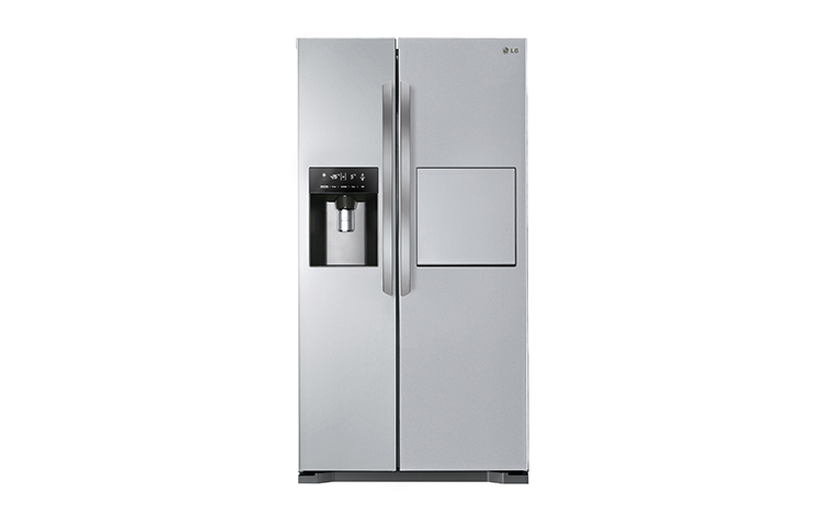 LG 506L Kaiser Shiny Steel Side by Side Refrigerator with Hygiene Fresh: GC-P207GLYV