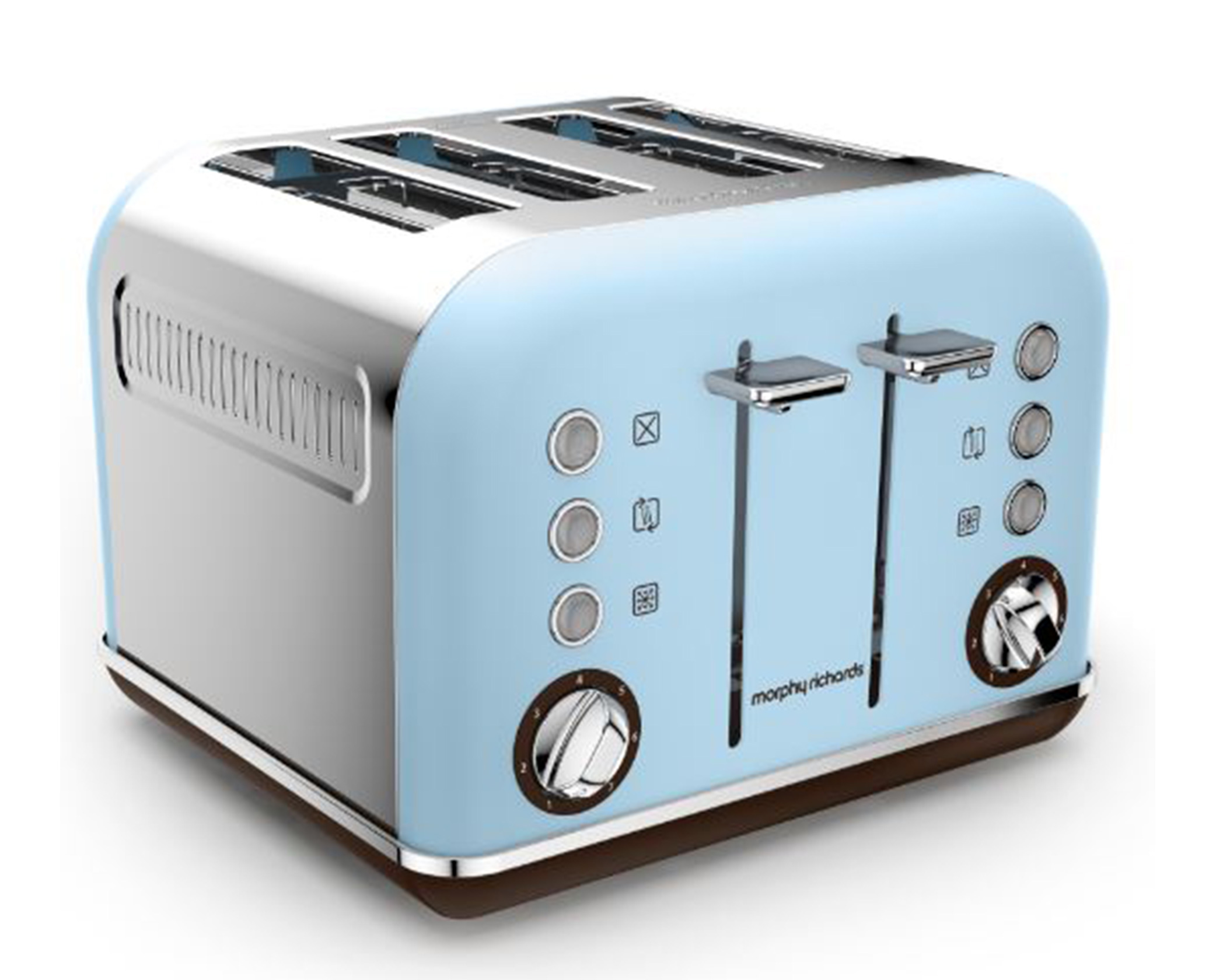 Morphy Richards 4 Slice Toaster: Stainless Steel Azure