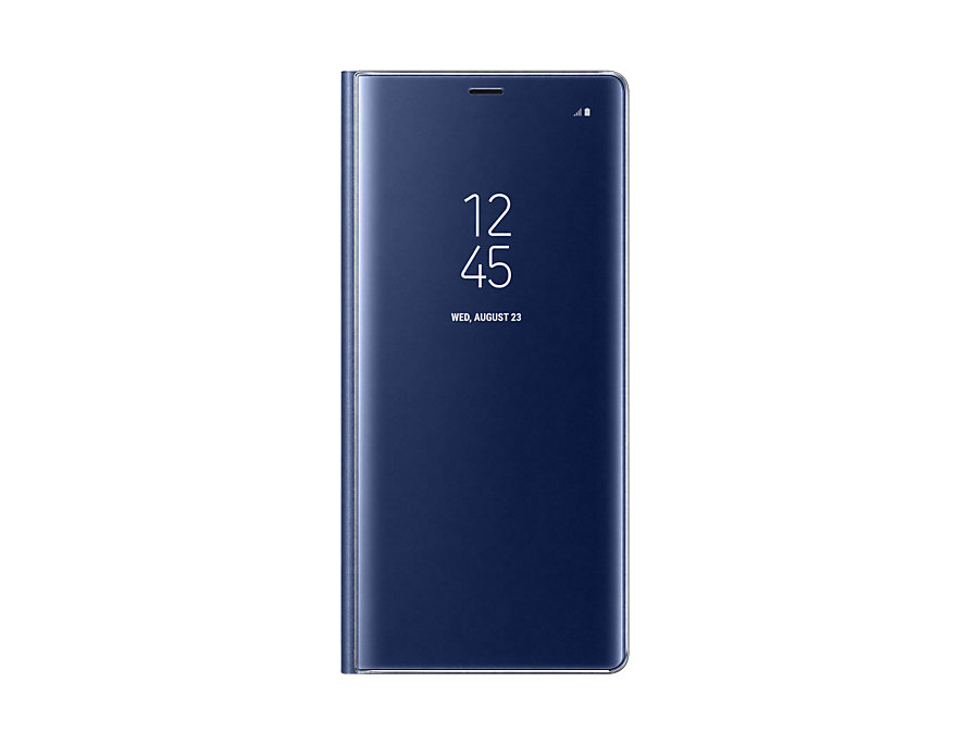 Samsung Note 8 Clear View Standing Cover – Navy Blue