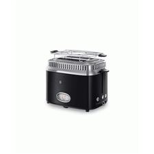 Russell Hobbs 2 Slice Retro Black Toaster: 21681-56