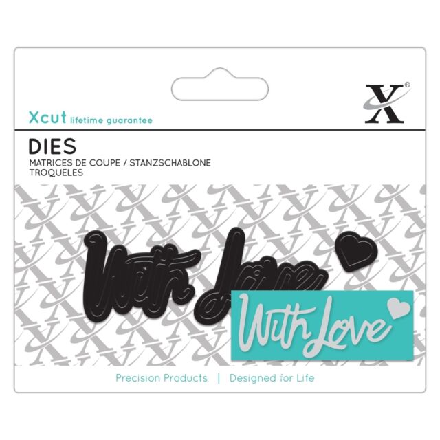 Docrafts Xcut Mini Dies Sentiment - With Love