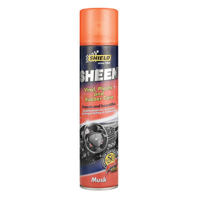 Shield Sheen Vinyl, Plastic & Rubber Care (Musk) (300ml) 