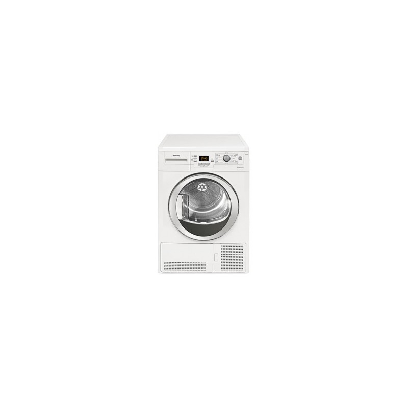 Smeg 60cm White Freestanding Tumble Dryer: DRY8WSA 