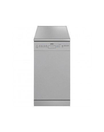 Smeg 45cm Stainless Steel Compact Slim-line Dishwasher: DW45QXSA 