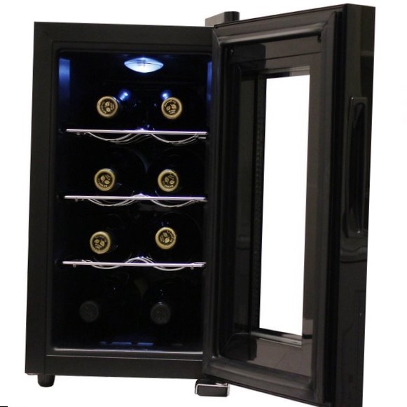 Kelvinator ThermoElectric Wine Cooler: KI08TWCB