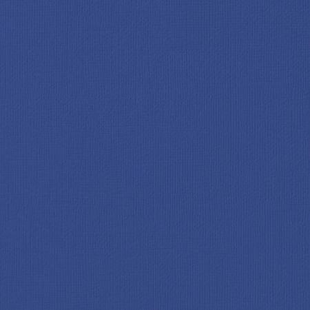 American Crafts Cardstock 12x12 Textured - Sapphire