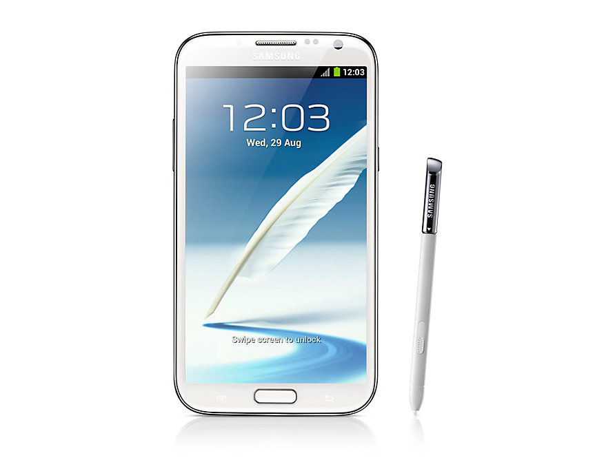 Samsung Note II N700 Flip Cover - White