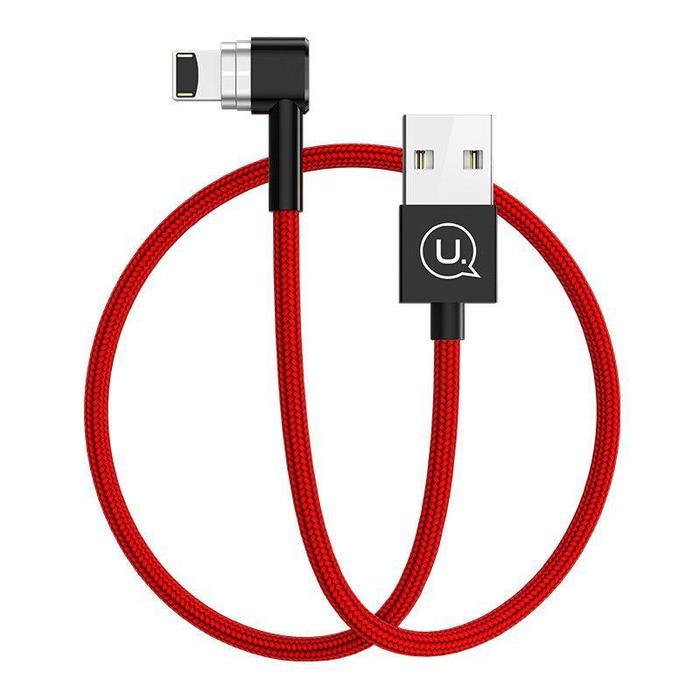  USAMS Micro USB Magnet Cable U-Boss Series (Red)