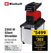 Einhell 2300W Silent Shredder GC-RS 60CB