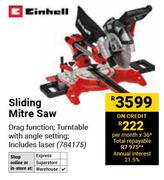 Einhell Sliding Mitre Saw