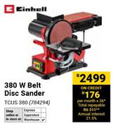 Einhell 380W Belt Disc Sander