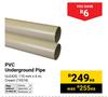 PVC Underground Pipe-Each