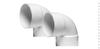 87.5 Degree Plain PVC Waste Bend 50mm WBE50