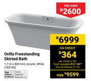 Orill Freestanding Skirted Bath