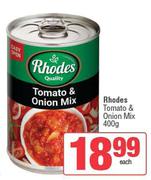 Rhodes Tomato & Onion Mix-400g 