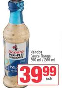 Nandos Suace Range 250ml/265ml-Each