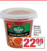 Rhodes Smooth Jam Cup Assorted-290g 