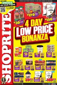 Shoprite KwaZulu-Natal : Low Price Bonanza (19 June - 22 June 2025)