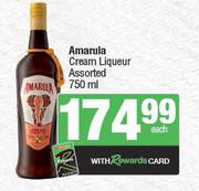 Amarula Cream Liqueur Assorted-750ml Each