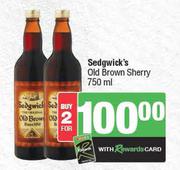 Sedgwick's Old Brown Sherry-For 2 x 750ml