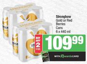Strongbow Gold Or Red Berries Cans-For 2 x 6 x 440ml