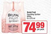 Brutal Fruit Sparkling Spritzer NRBs-6 x 275ml Per Pack