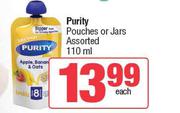 Purity Pouches Or Jars Assorted-110ml Each