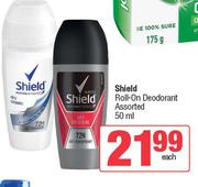 Shield Roll-On Deodorant Assorted-50ml Each