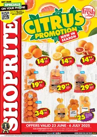 Shoprite Eastern Cape : Citrus Promotion (23 June - 06 July 2025)