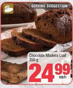 Chocolate Madeira Loaf-350g Each
