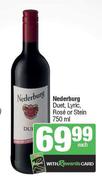 Nederberg Duet, Lyric, Rose Or Stein-750ml Each