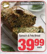 Spinach & Feta Bread-Each