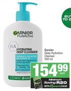 Garnier Deep Hydration Cleanser-250ml Each