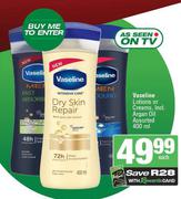 Vaseline Lotions Or Creams Assorted-400ml Each