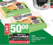 Spar Individually Wrapped Cheese Slices-For 2 x 200g