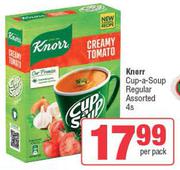 Knorr Cup-A-Soup Regular Assorted-4 Per Pack