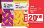 Spar Flavoured Puffs Assorted-For 2 x 100g