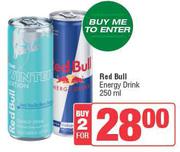 Red Bull Energy Drink-For 2 x 250ml
