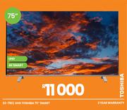 Toshiba 75" UHD Smart Television 23-790