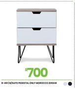 Morocco 2 Draw Pedestal Only B/Suite 8-461