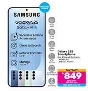 Samsung Galaxy S25 Smartphone-On 3GB Red Core