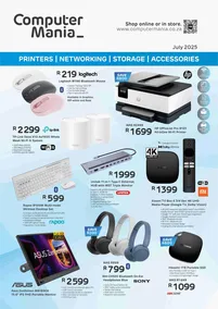 Computer Mania : Printers & Networking (01 July - 31 July 2025)