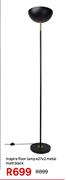 Inspire Floor Lamp E27 x 2 Metal Matt Black