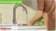Delinia Loa Kitchen Mixer Tap Chrome H36.1cm Spout Reach 25cm