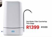 JoJo Water Filter Countertop Twin Stage