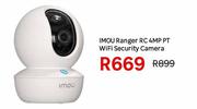 Imou Ranger RC 4MP PT WiFi Security Camera